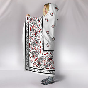 Ultimate Wicked White Bandana Hooded Blanket