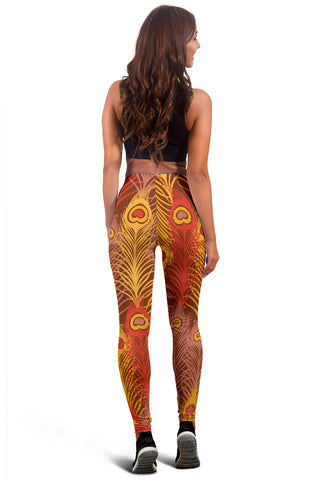 Image of Colorful Peacock Leggings