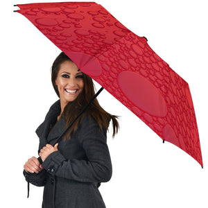 Red Raindrops Umbrella