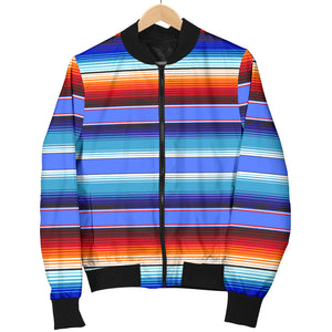 Mexican Print Womens Bomber Jacket